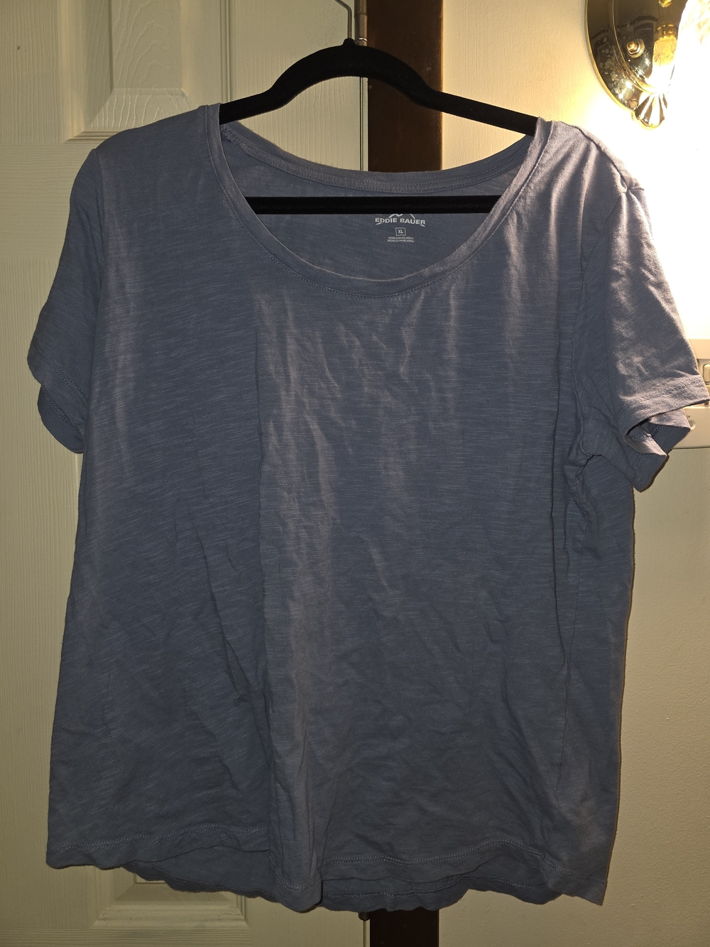 Eddie Bauer Light Blue Women's Short-Sleeve Tee